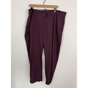 Old Navy Active StretchTech Quick Dry Jogger Pants XXL Burgundy Athleisure